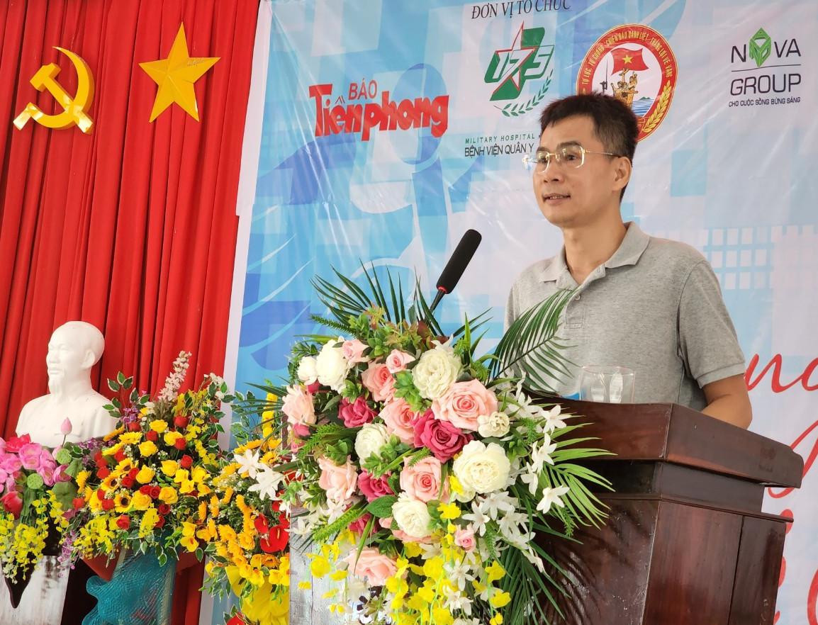 Nhà báo Lý Thành Tâm, Trưởng ban Đại diện Báo Tiền Phong tại TPHCM: "Bên cạnh hoạt động nghiệp vụ, Báo Tiền Phong có rất nhiều hoạt động thiện nguyện, xã hội".