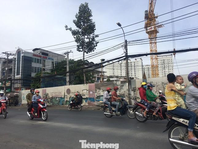 Mặt tiền dự án trên Quốc lộ 50.