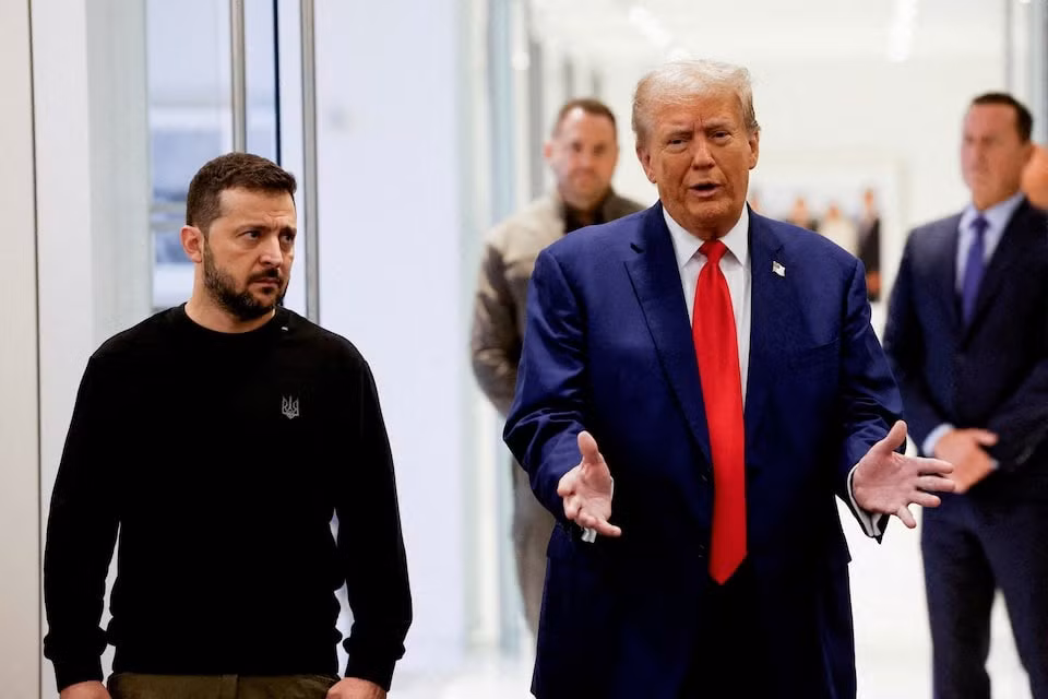 Tổng thống Ukraine Volodymyr Zelensky và Tổng thống Mỹ Donald Trump. (Ảnh: Reuters) Tổng thống Ukraine Volodymyr Zelensky và Tổng thống Mỹ Donald Trump. (Ảnh: Reuters)