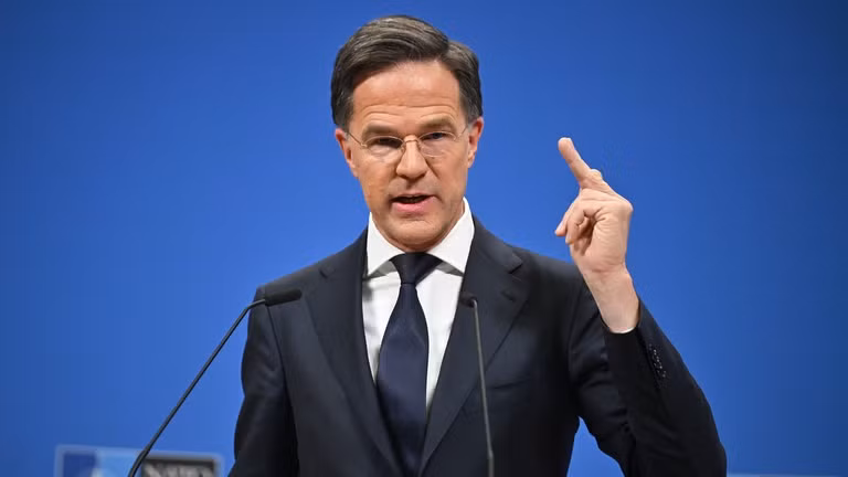 Tổng thư ký Tổ chức Hiệp ước Bắc Đại Tây Dương (NATO) Mark Rutte. (Ảnh: Anadolu) Tổng thư ký Tổ chức Hiệp ước Bắc Đại Tây Dương (NATO) Mark Rutte. (Ảnh: Anadolu)