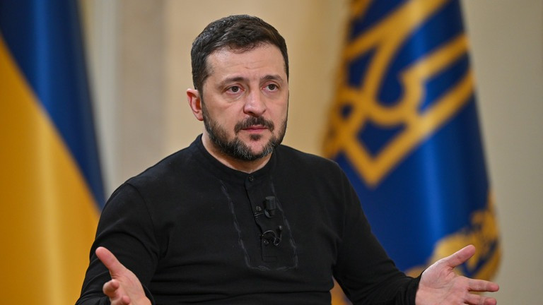 Tổng thống Ukraine Volodymyr Zelensky. (Ảnh: Getty Images)