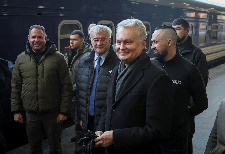 Tổng thống Lithuania Gitanas Nauseda. (Ảnh: Reuters) Tổng thống Lithuania Gitanas Nauseda. (Ảnh: Reuters)