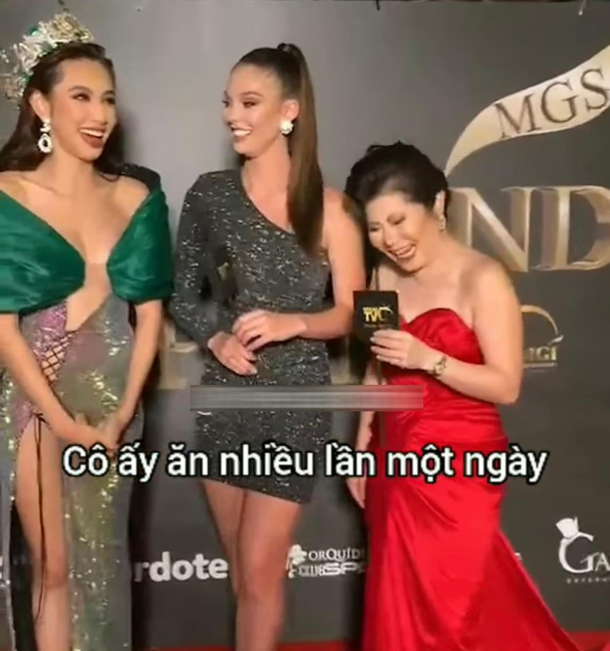 Thuỳ Tiên bị bà Teresa 'bóc phốt' ăn nhiều...