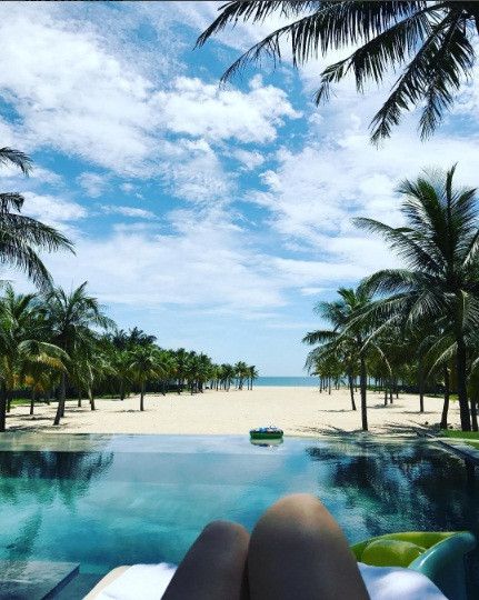 Người yêu cũ Song Hye Kyo đưa gia đình đi nghỉ ở Đà Nẵng ảnh 3