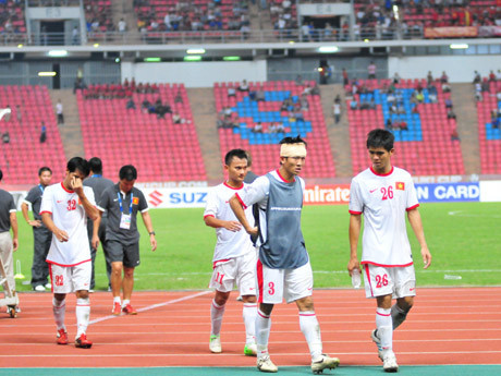 Nỗi thất vọng của các tuyển thủ Việt Nam