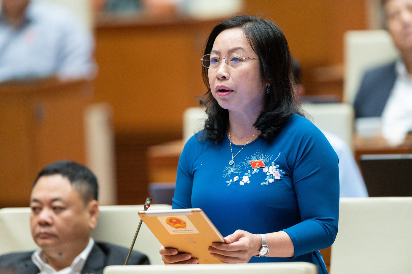 Đại biểu Thái Thu Xương (Hậu Giang). Ảnh Như Ý Đại biểu Thái Thu Xương (Hậu Giang). Ảnh Như Ý