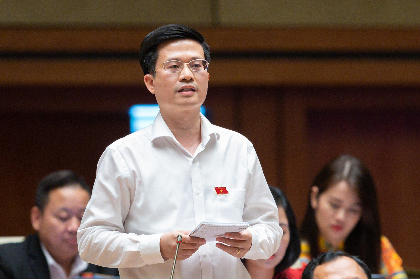 Đại biểu Đỗ Chí Nghĩa (Phú Yên). Ảnh Như Ý