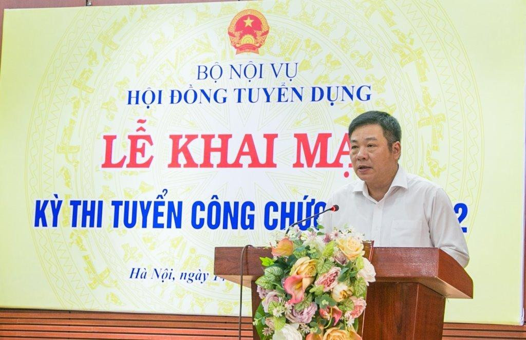Lễ khai mạc kỳ thi tuyển dụng công chức Bộ Nội vụ năm 2022 Lễ khai mạc kỳ thi tuyển dụng công chức Bộ Nội vụ năm 2022