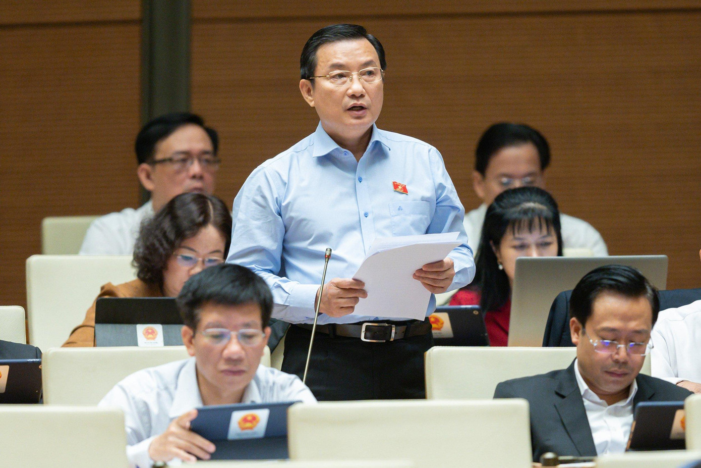 Đại biểu Phạm Trọng Nhân (Bình Dương). Ảnh Như Ý