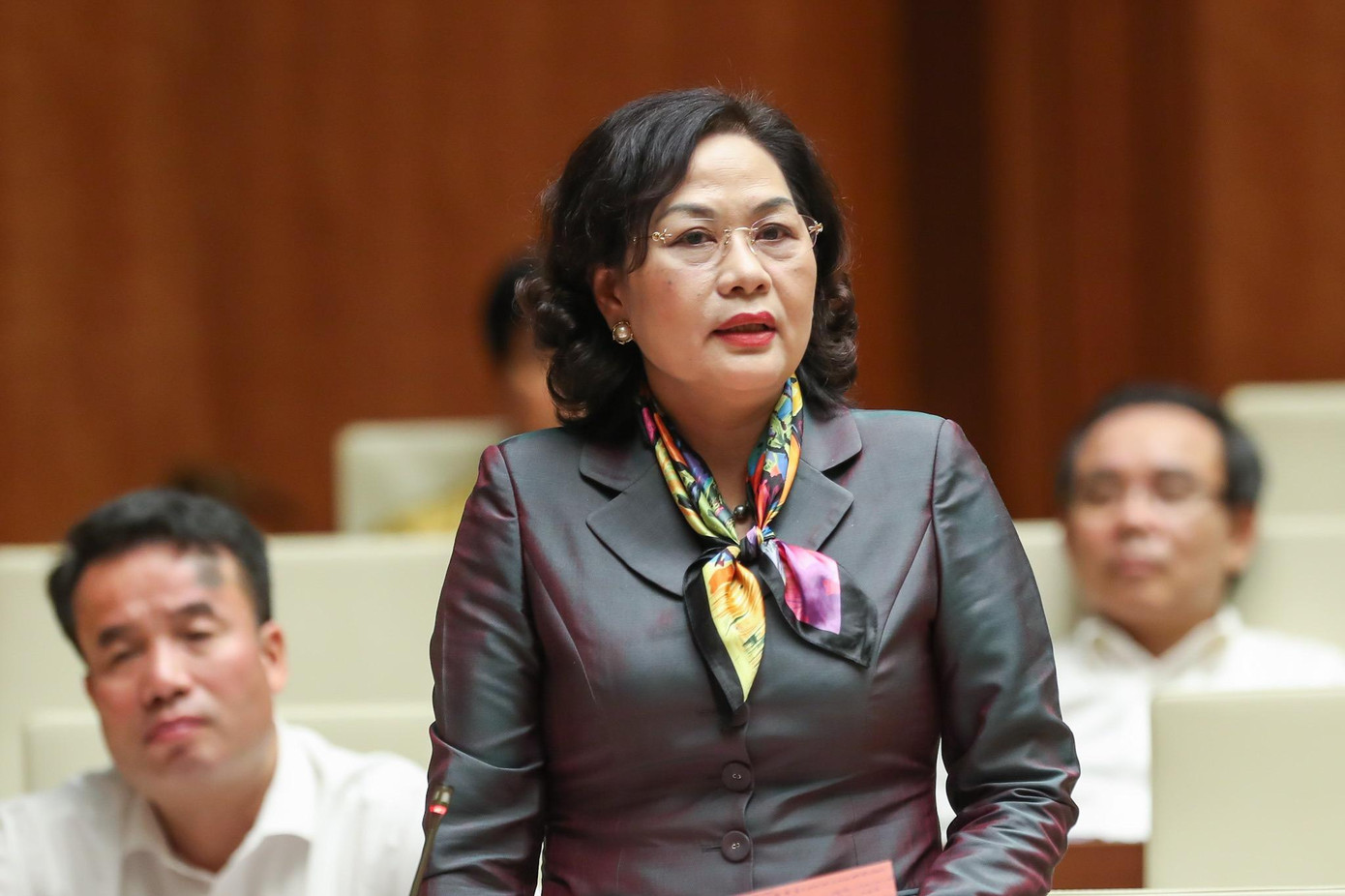 Thống đốc Ngân hàng Nhà nước Nguyễn Thị Hồng (Ảnh: Như Ý)