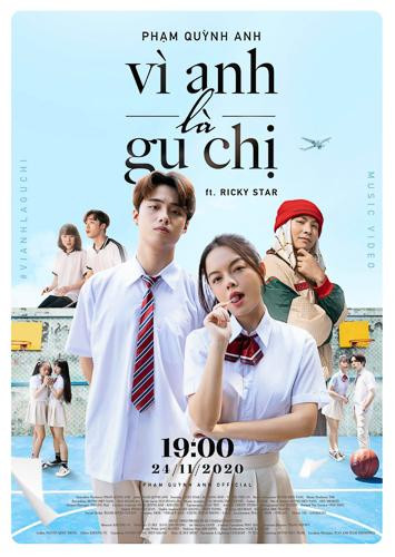 Hải Đăng Doo từng góp mặt trong MV "Vì anh là gu chị" của ca sĩ Phạm Quỳnh Anh.