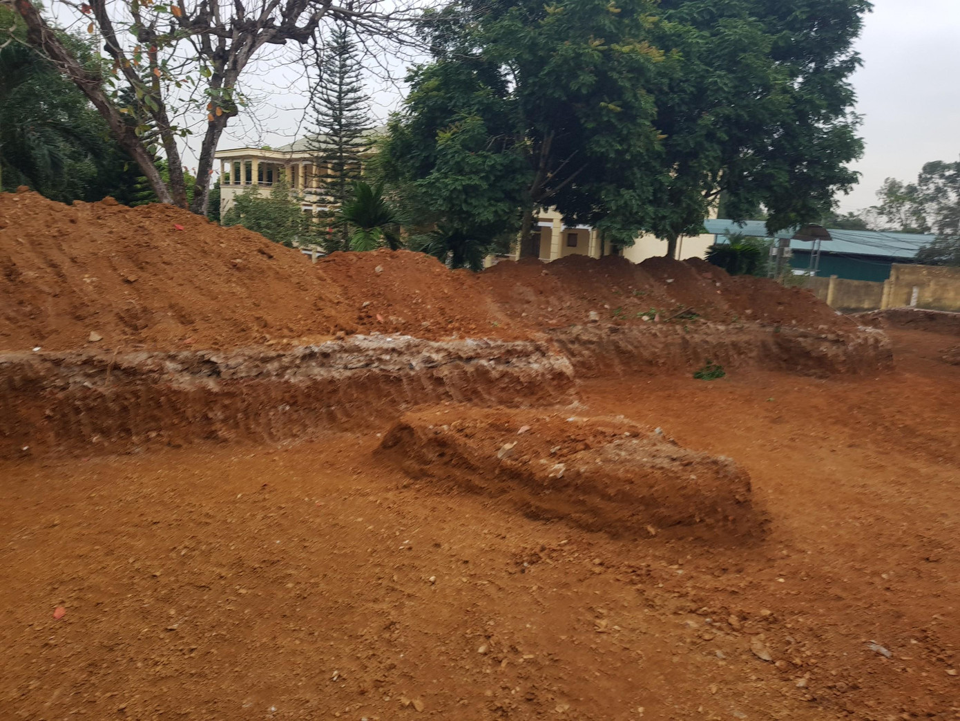 Hiện trường phát hiện kiến trúc hình vòm