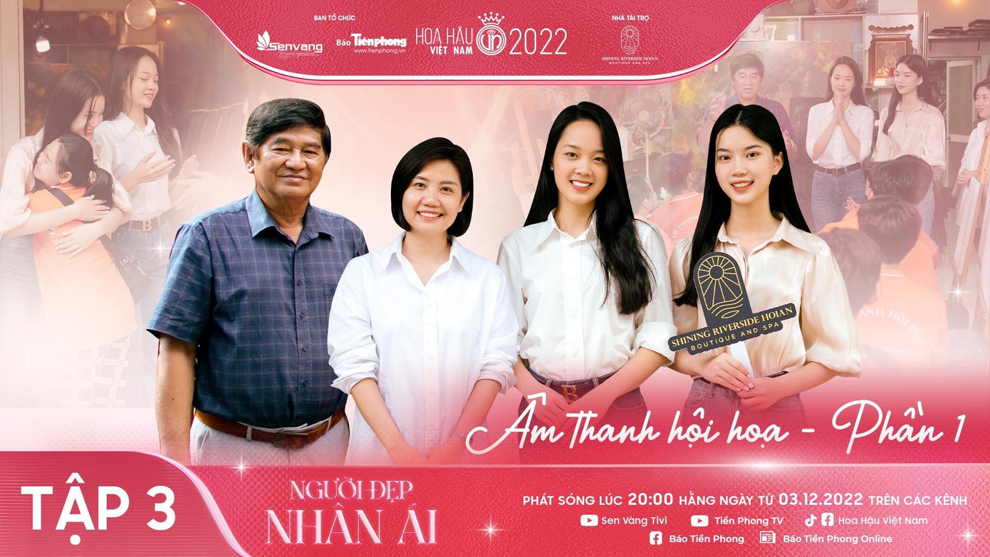 Hai thí sinh Hoàng Hương Giang và Trần Gia Hân đã mang đến câu chuyện nhân ái vô cùng ý nghĩa về lớp học vẽ mang tên Âm thanh hội họa của Hoạ sĩ Văn Y. Nơi đây được xem là ngôi nhà thứ hai ấm áp tình thương của các bạn học viên và là nơi kết nối để tâm hồn trở nên đồng điệu.