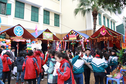 Một góc hội trại. Ảnh: Trường Phong