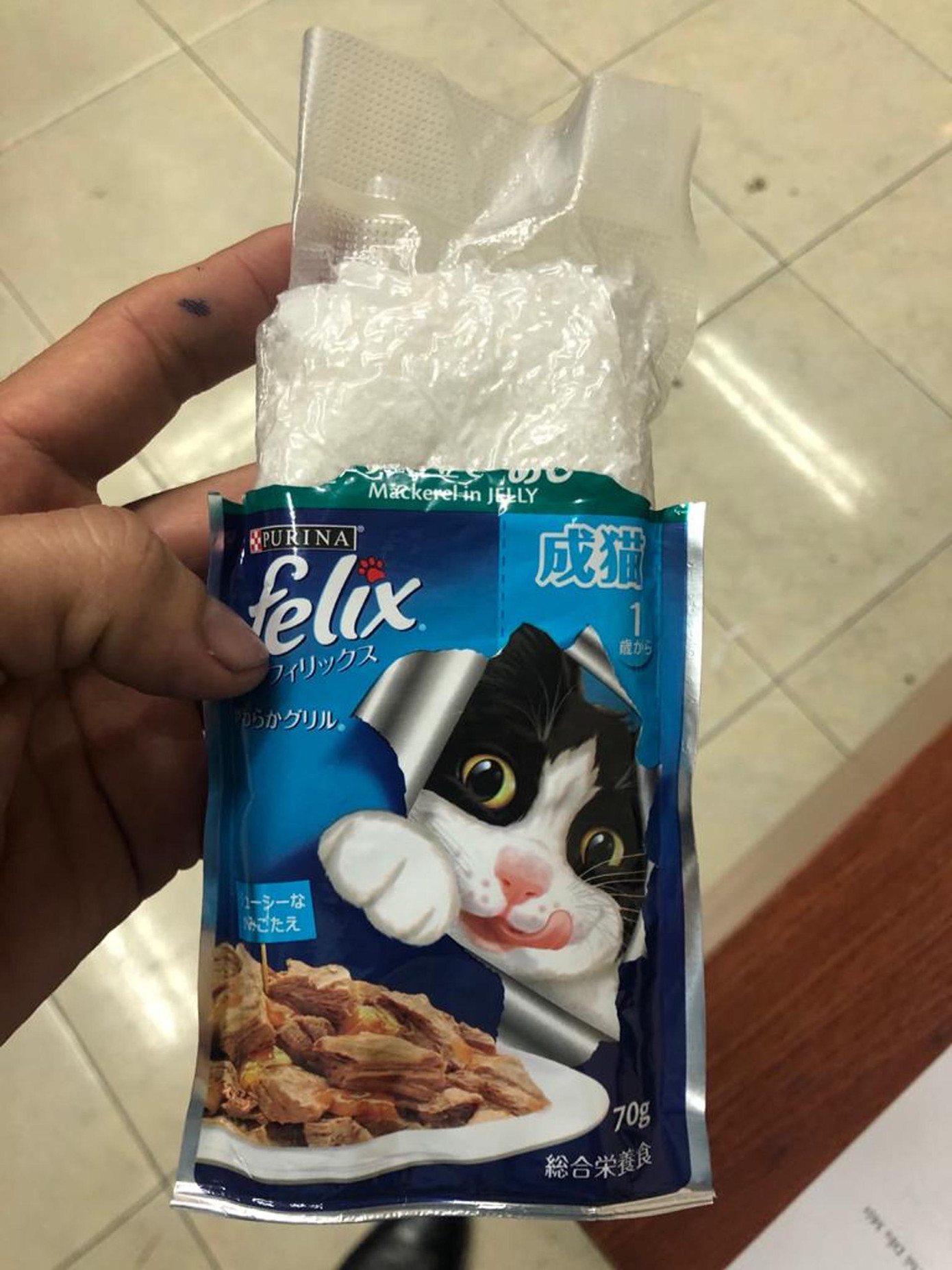 Ma túy ngụy trang trong túi thức ăn cho mèo.