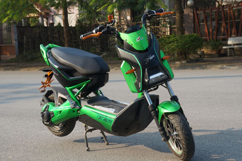 X-Men có thiết kế khá mạnh mẽ so với các xe điện thông dụng trên thị trường