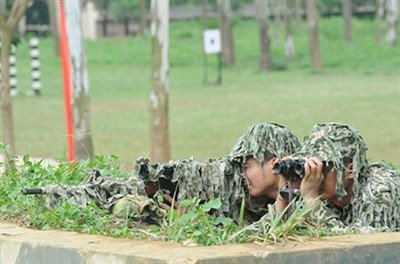 Lực lượng bắn tỉa rất thiện xạ, bách phát bách trúng