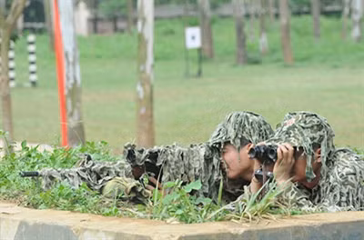 Lực lượng bắn tỉa rất thiện xạ, bách phát bách trúng