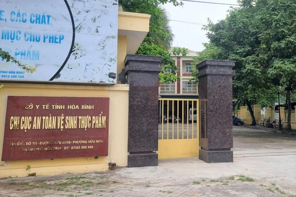 Chi cục An toàn Vệ sinh thực phẩm tỉnh Hòa Bình.