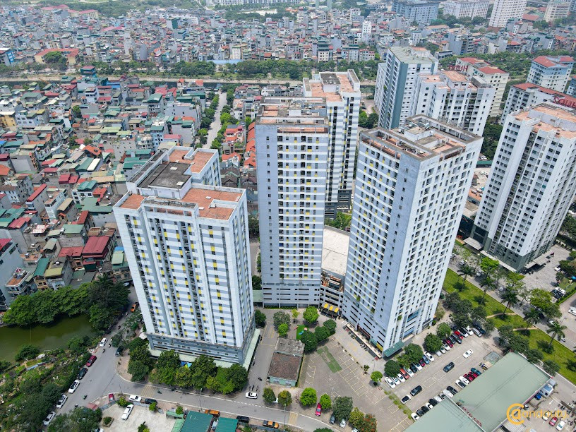 Khu NOXH Rice City Linh Đàm nằm trong Khu đô thị mới Tây Nam Linh Đàm, quận Hoàng Mai.