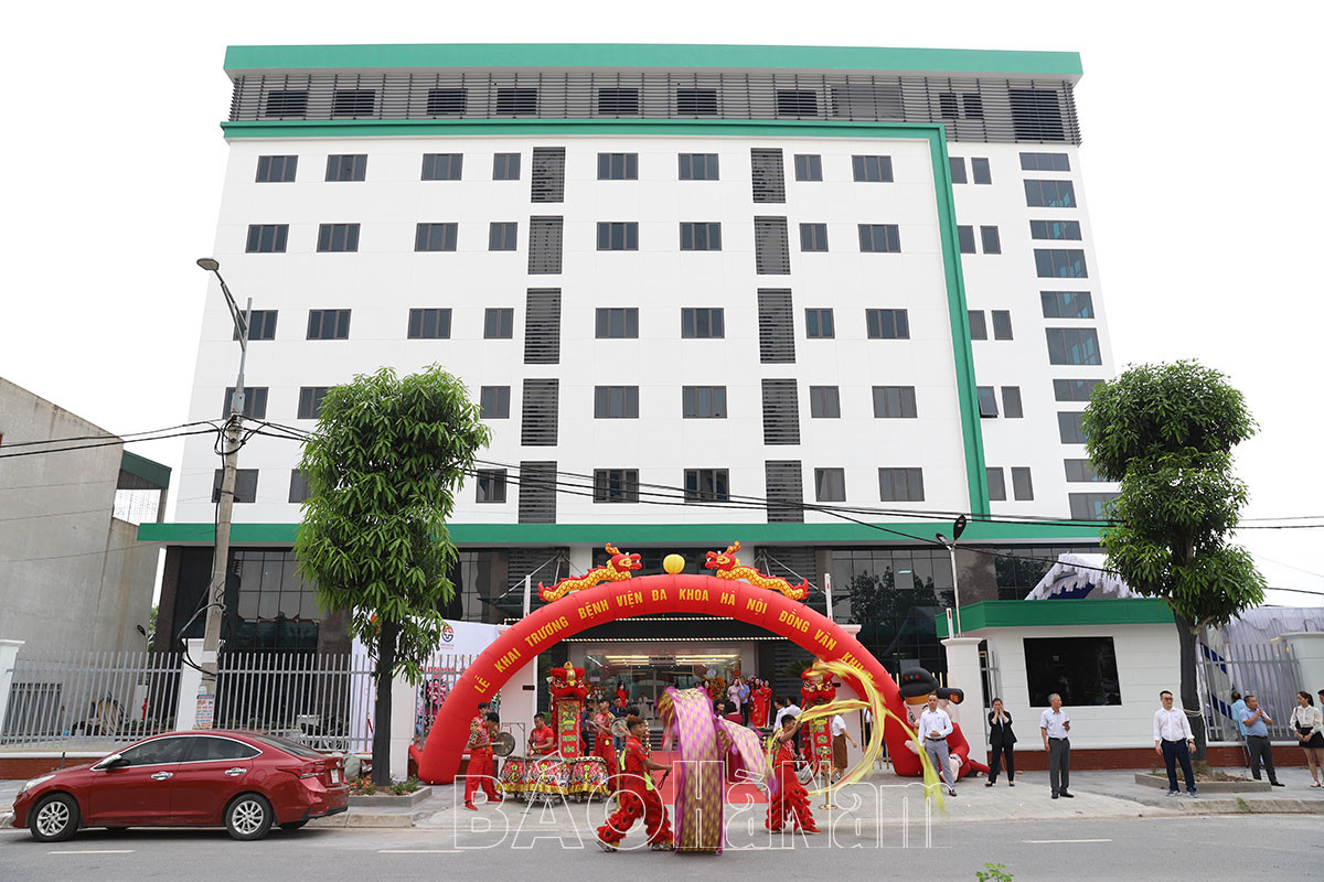 Khu nhà B của Bệnh viện đa khoa Hà Nội- Đồng Văn (ảnh: Báo Hà Nam)