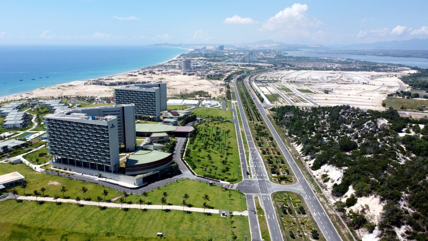 Đô thị mới Cam Lâm sẽ xây dựng mới nhiều công trình cao tầng. Ảnh: L.H.