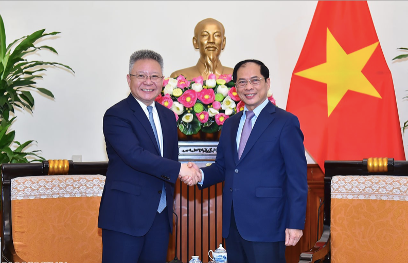 Bộ trưởng Ngoại giao Bùi Thanh Sơn tiếp Bí thư Tỉnh uỷ Hải Nam, Trung Quốc, ngày 22/2