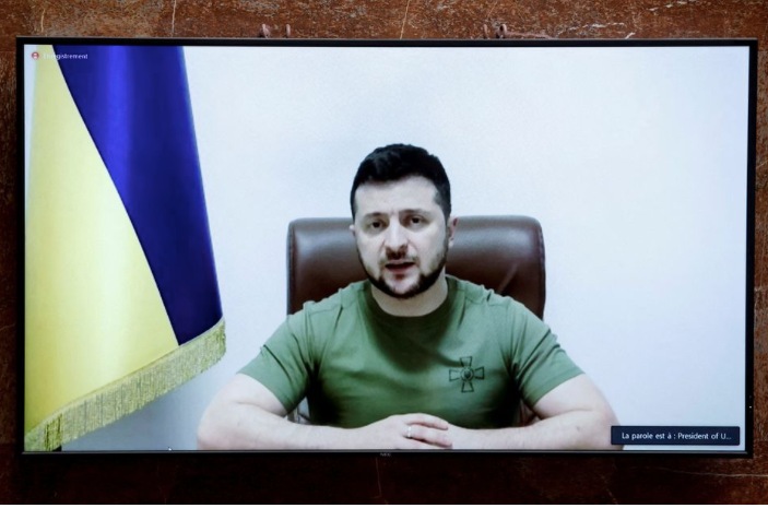 Tổng thống Ukraine Volodymir Zelensky. Ảnh: Reuters Tổng thống Ukraine Volodymir Zelensky. Ảnh: Reuters