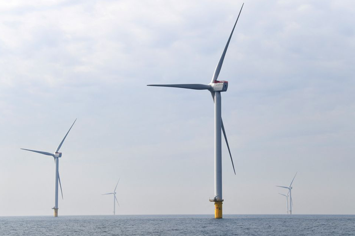 Tua-bin điện gió của Hà Lan ở Bắc Hải