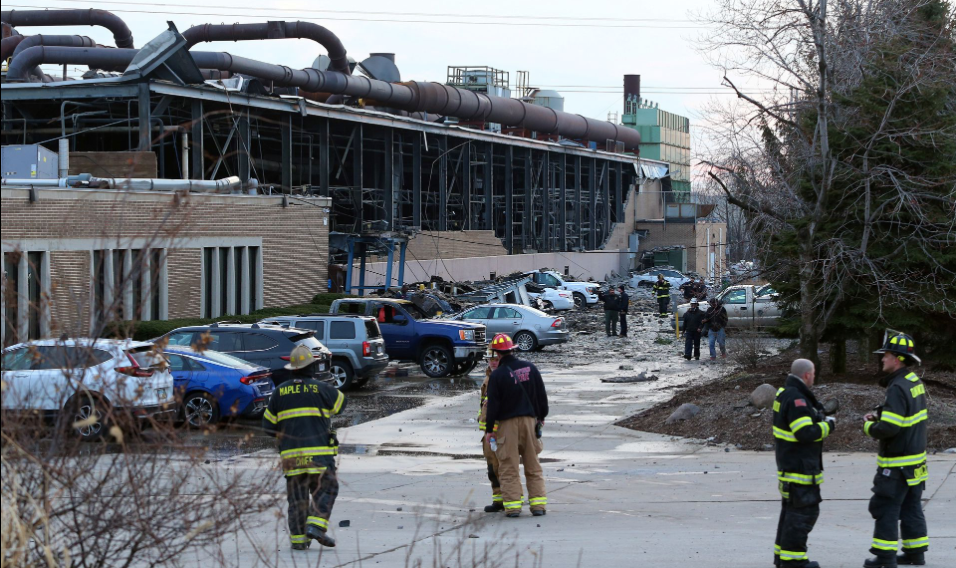 Khu vực nhà máy xảy ra vụ nổ