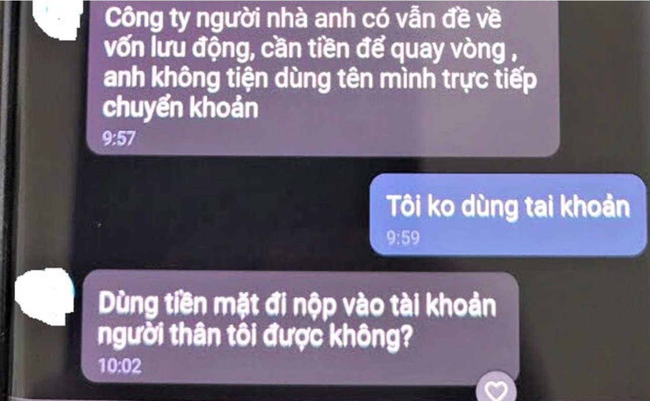 Hình ảnh tin nhắn lãnh đạo tỉnh Ninh Bình bị mạo danh để vay tiền. Hình ảnh tin nhắn lãnh đạo tỉnh Ninh Bình bị mạo danh để vay tiền.