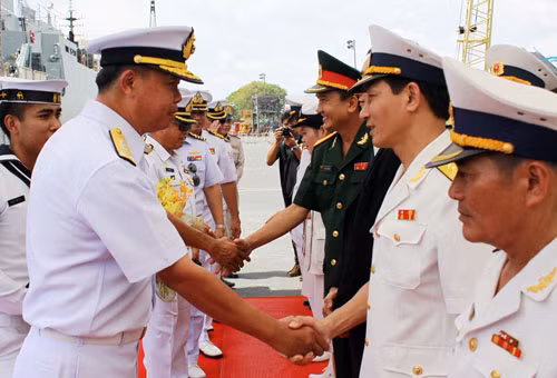 Chuyến thăm nhằm tăng cường hợp tác giữa lực lượng hải quân hai nước