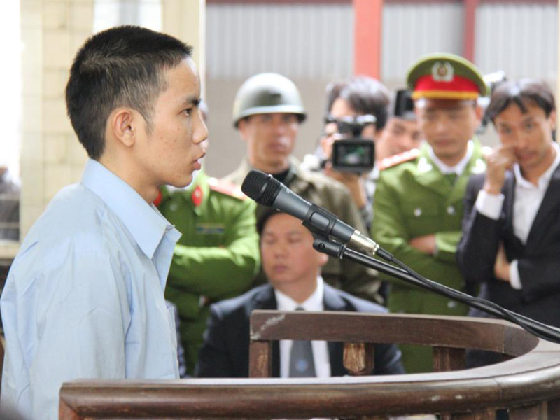 Bị cáo Trương Thanh Hồng tại tòa hôm nay (11-1). Ảnh: Tuấn Nguyễn