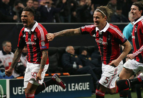 Niềm vui chiến thắng của Milan