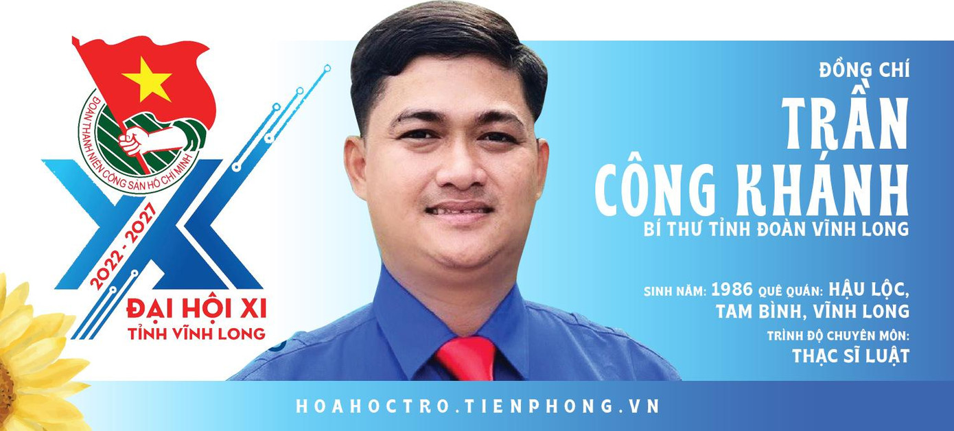 Đồng chí Trần Công Khánh - Bí thư Tỉnh Đoàn Vĩnh Long. Đồng chí Trần Công Khánh - Bí thư Tỉnh Đoàn Vĩnh Long.