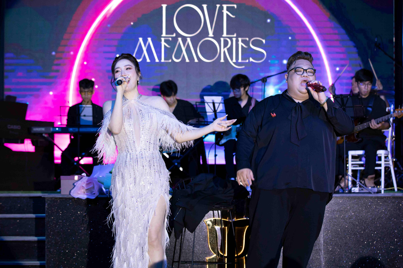 "Huyền thoại Audition" một thời Bảo Thy và Vương Khang tái ngộ trên sân khấu.