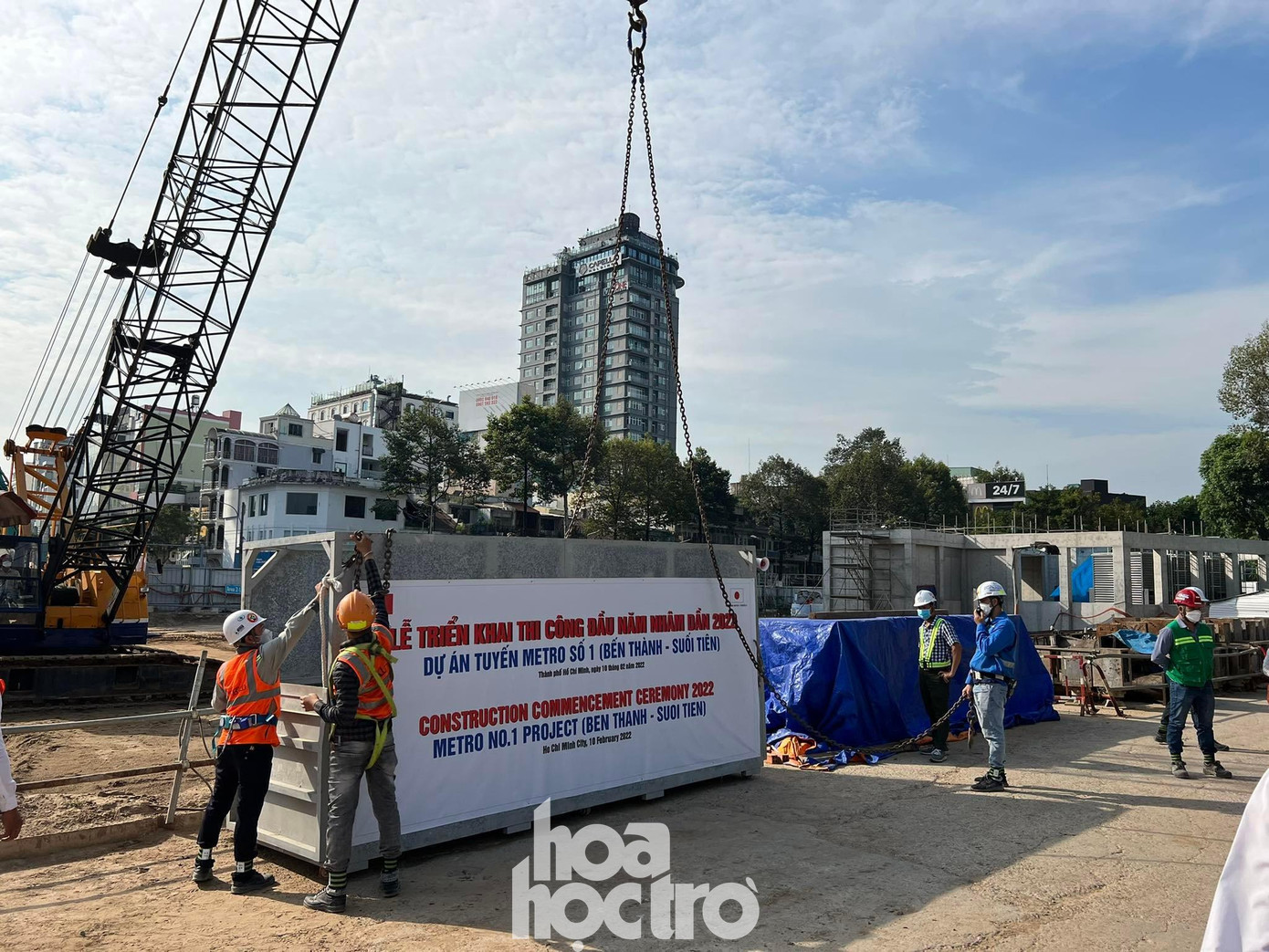 Lễ triển khai thi công dự án Metro 1 đầu năm 2022 được diễn ra vào sáng 10/2 (Mùng 10 Tết).