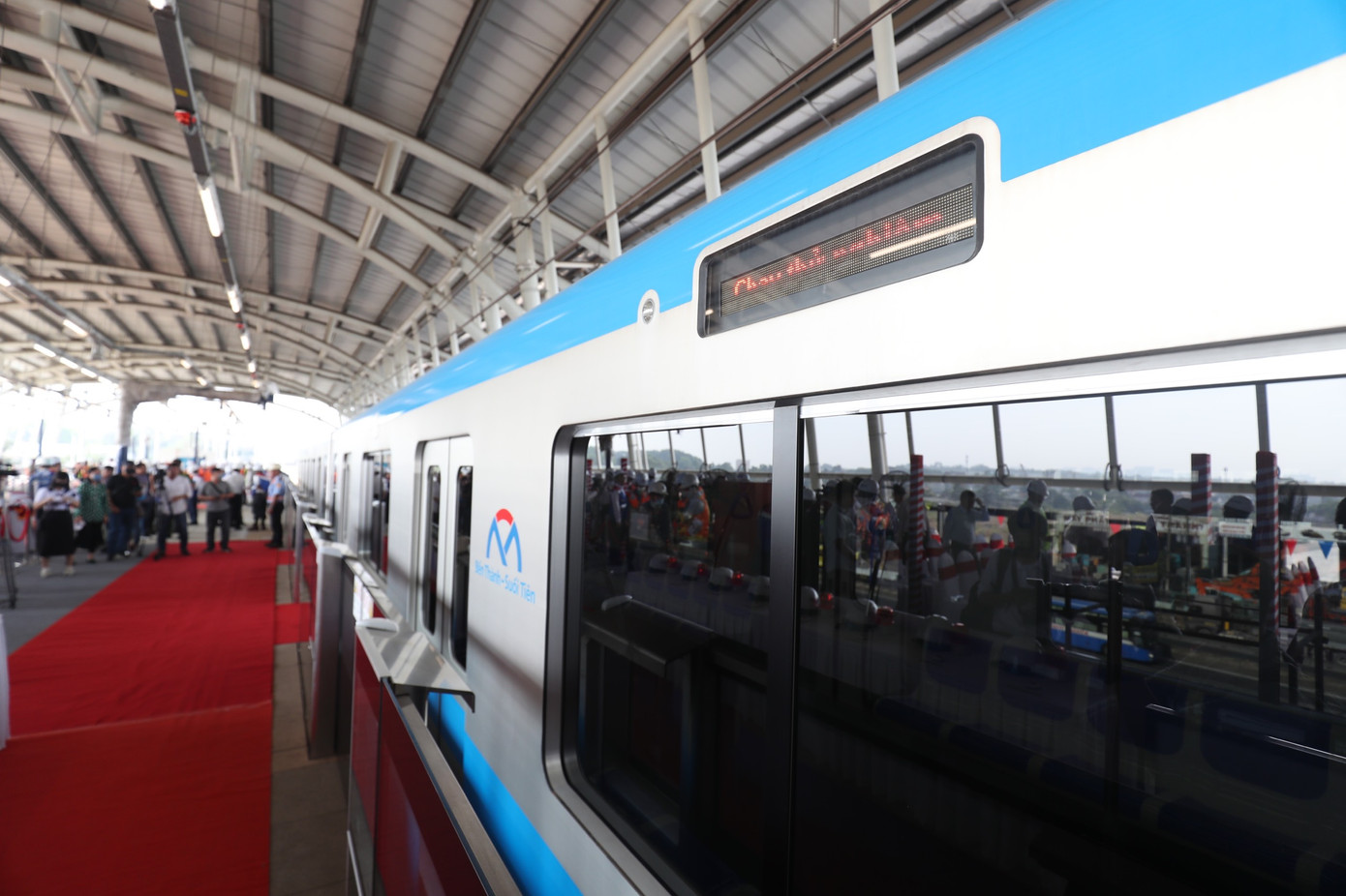 Khu vực nhà ga trên cao hiện đại và khang trang. Ảnh: HCMC Metro. Khu vực nhà ga trên cao hiện đại và khang trang. Ảnh: HCMC Metro.