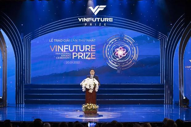 Thủ tướng Phạm Minh Chính phát biểu tại sự kiện. (Ảnh: VinGroup)