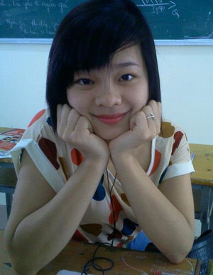 Bức hình về Trang do bạn bè của cô cung cấp