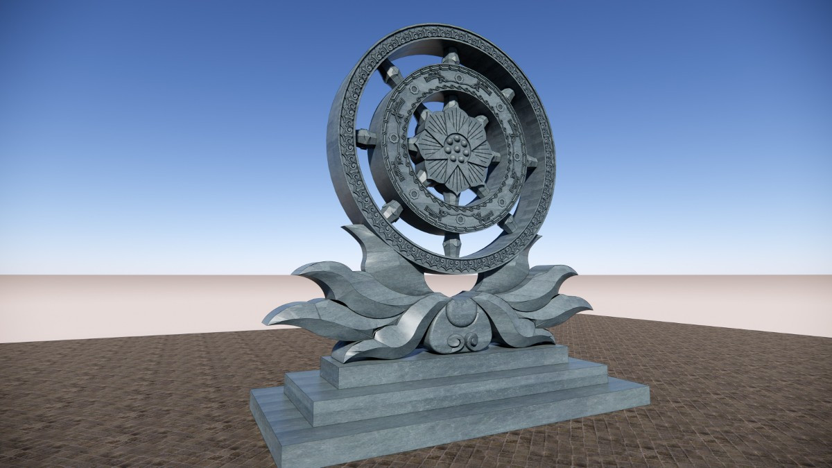 Biểu tượng chung kiến trúc Phật giáo Việt Nam vừa được phê duyệt. Biểu tượng chung kiến trúc Phật giáo Việt Nam vừa được phê duyệt.