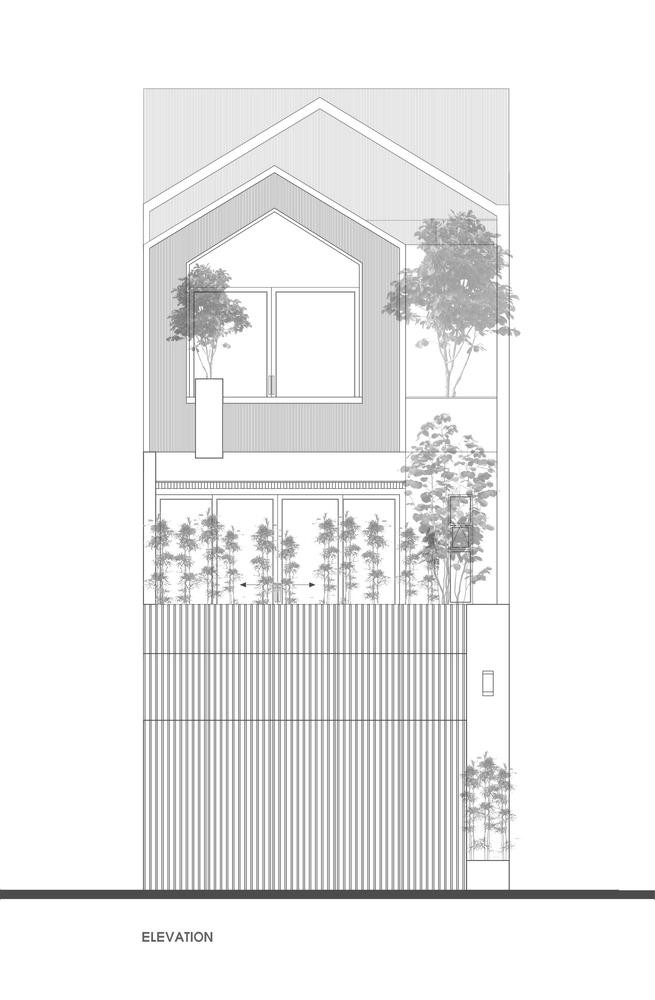 Tổng thể mặt tiền ngôi nhà. Tổng thể mặt tiền ngôi nhà.