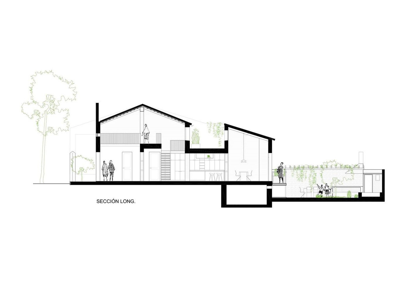 Bản vẽ thiết kế của ngôi nhà.