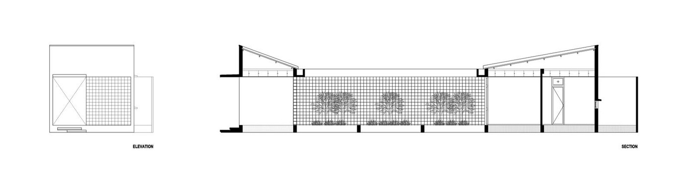 Kết hợp màu sơn ngoại thất trắng với gạch ống để tạo mặt tiền thoáng mát mà đẹp mắt.