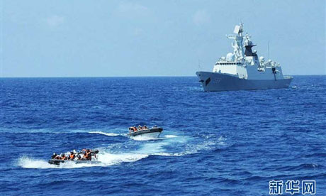 Tàu chiến Trung Quốc tập trận ở Biển Đông cuối tháng 3 - đầu tháng 4/2013. Tàu chiến Trung Quốc tập trận ở Biển Đông cuối tháng 3 - đầu tháng 4/2013