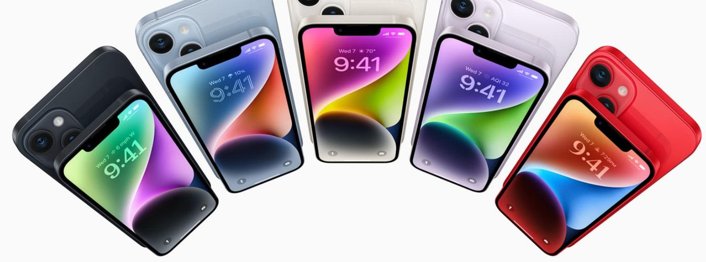 Năm màu sắc của chiếc điện thoại iPhone 14 mới ra mắt