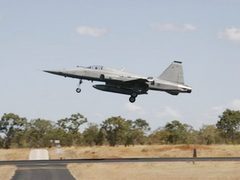 Máy bay F-5 của không quân Singapore 