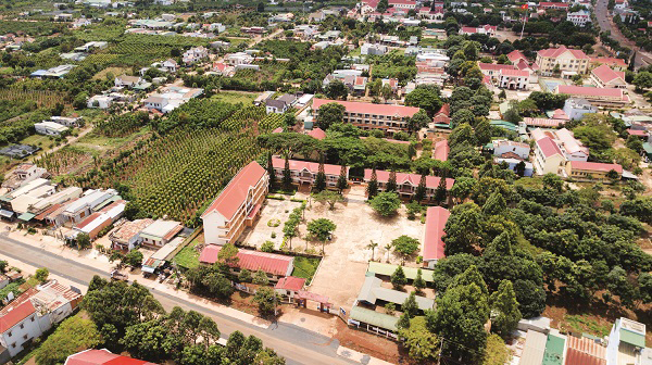 Một góc trung tâm huyện Krông Năng