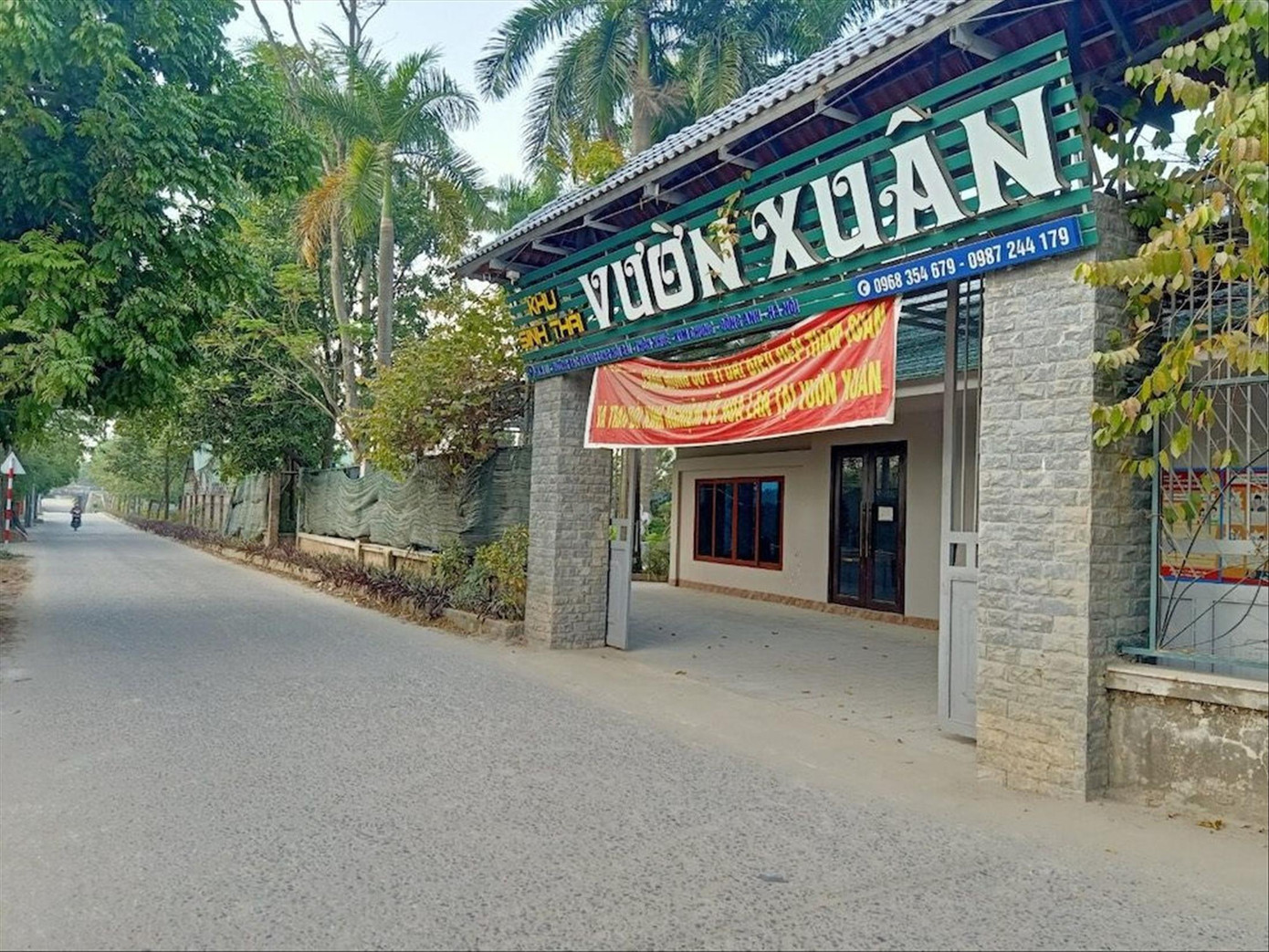 Khu sinh thái Vườn Xuân lợi dụng dự án nông nghiệp để sử dụng đất sai mục đích. Ảnh: Huy An