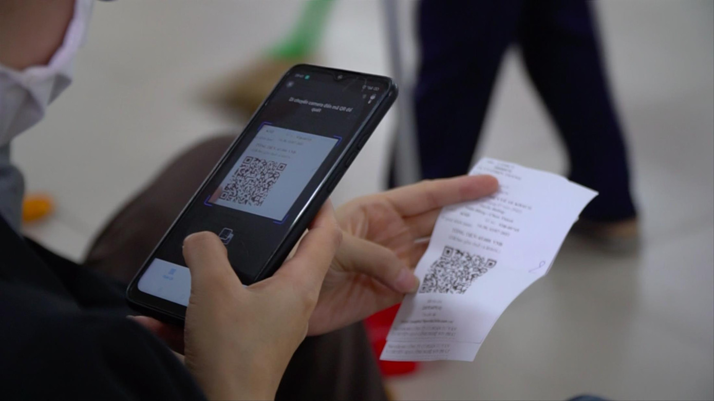 Vé xe khách điện tử được triển khai từ ngày 1/7. Ảnh: HỮU HUY Vé xe khách điện tử được triển khai từ ngày 1/7. Ảnh: HỮU HUY